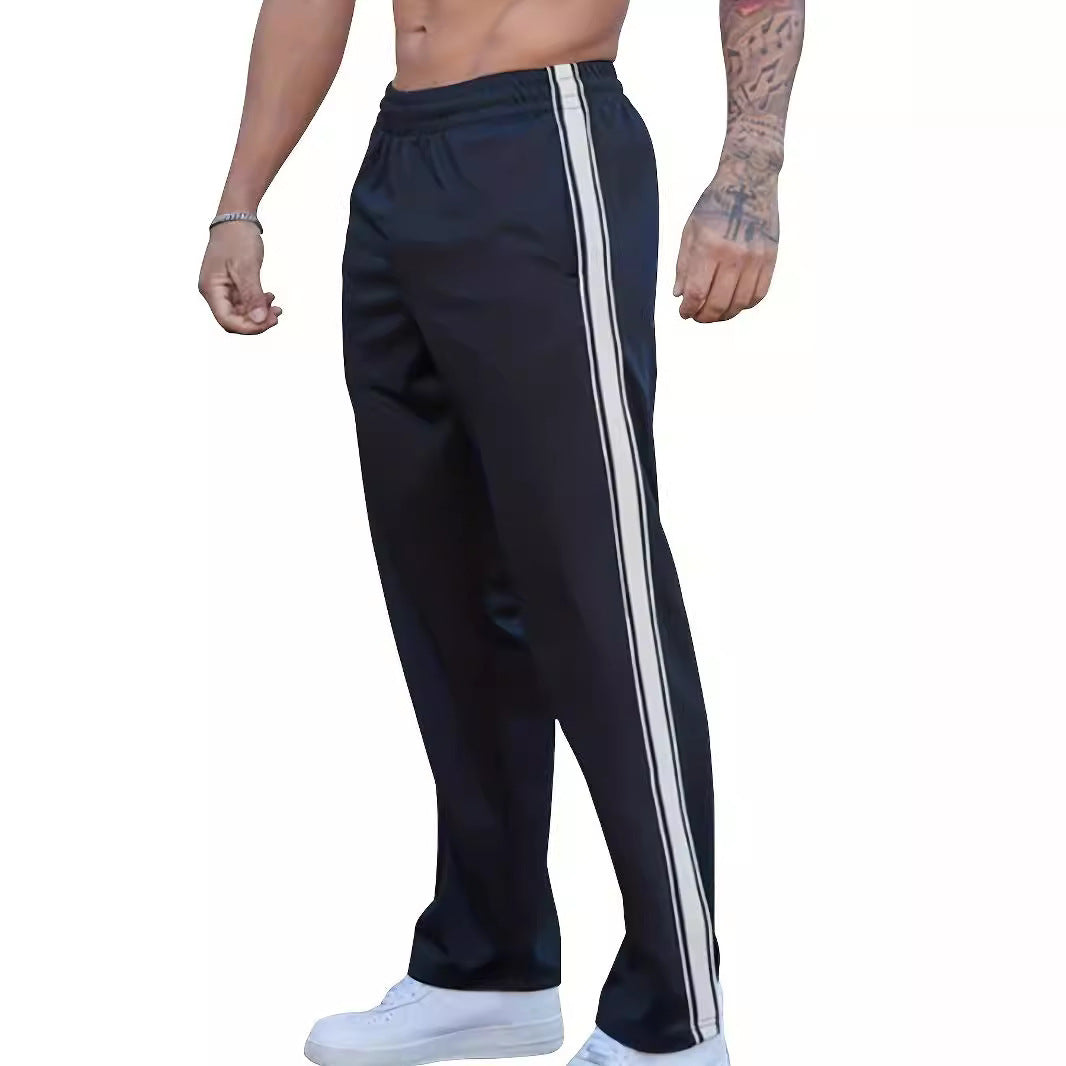 Herren Sportliche Freizeithose mit seitlichem Streifen Echoarchiv