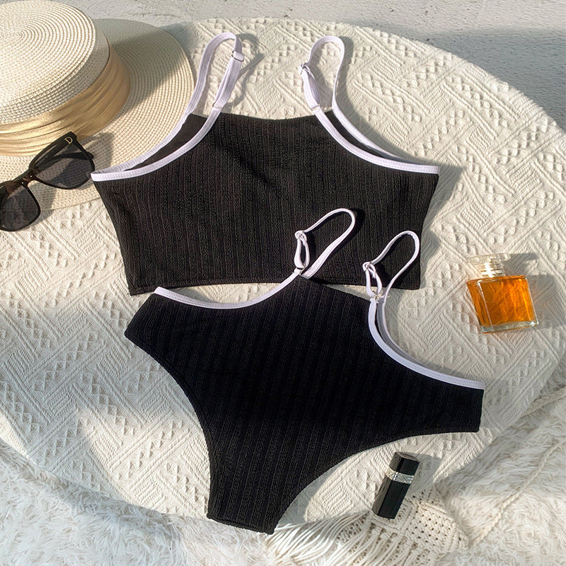 Damen Crop-Top Bikini-Set mit sportlichem Schnitt Echo Archiv