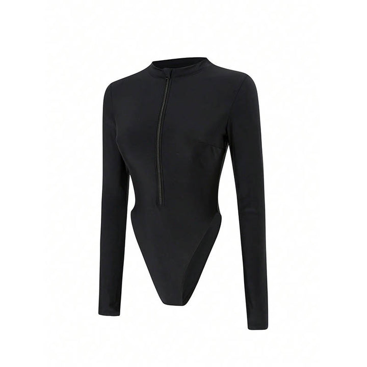 Damen Langärmeliger High-Cut Badeanzug Echo Archiv