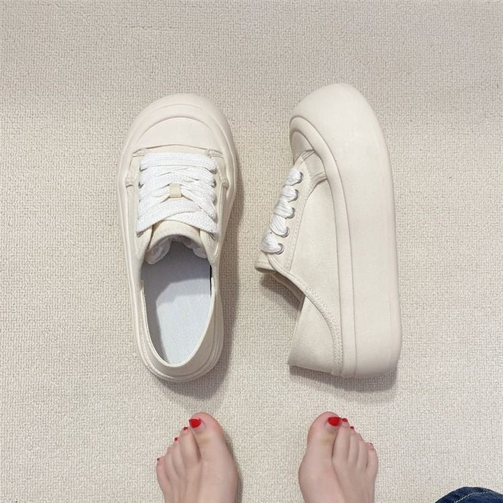 Damen Bequeme Sneaker aus hochwertigem Material mit elastischen Schnürsenkeln Echo Archiv