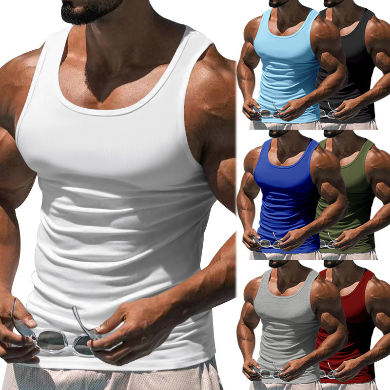 Herren atmungsaktives Sport-Tanktop mit körperbetontem Schnitt und feuchtigkeitsregulierendem Material Echoarchiv