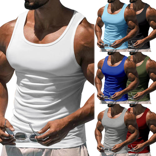 Herren atmungsaktives Sport-Tanktop mit körperbetontem Schnitt und feuchtigkeitsregulierendem Material Echoarchiv