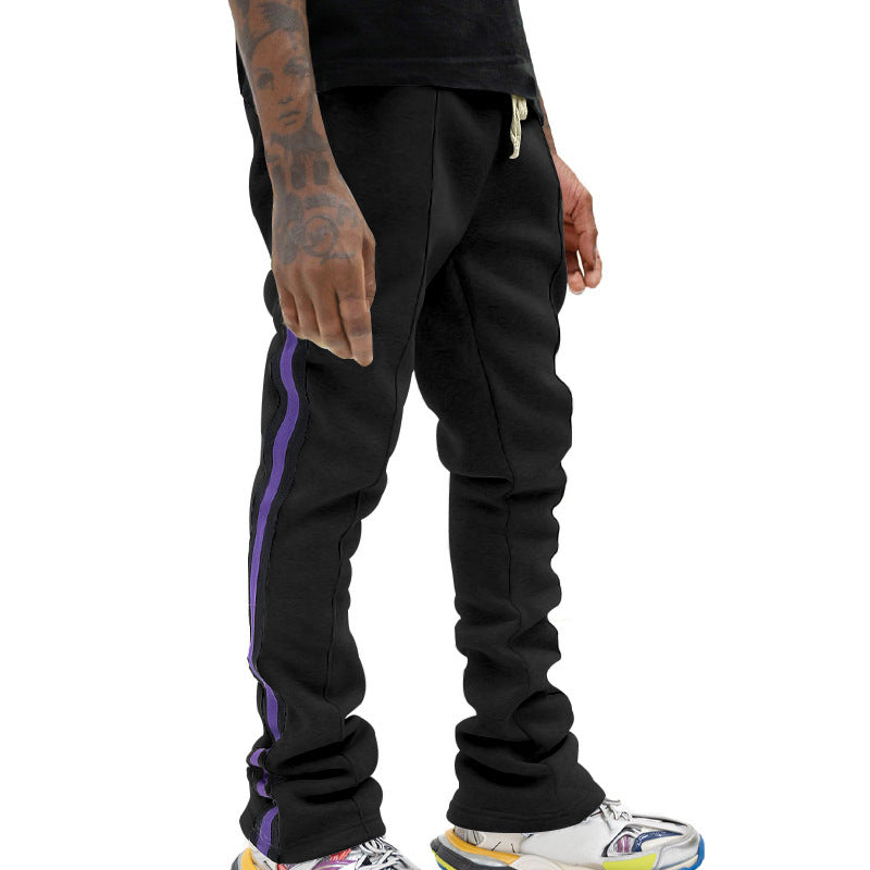 Herren Sportliche Sweatpants mit seitlichen Streifen und verstellbarem Bund Echoarchiv