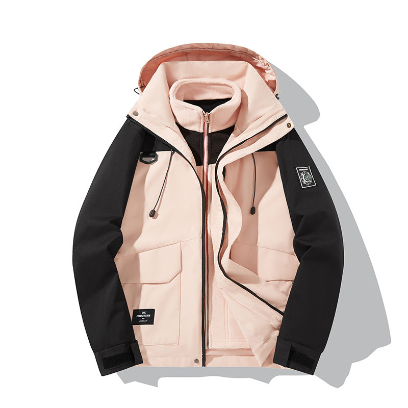 Herren Wetterfeste Outdoorjacke mit Kapuze Echo Archiv
