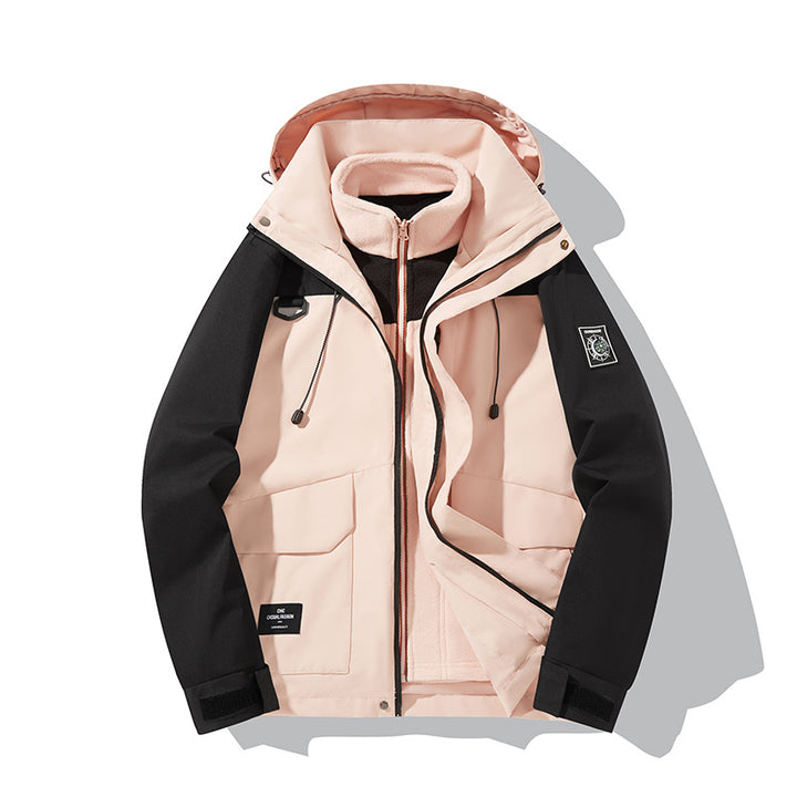 Herren Wetterfeste Outdoorjacke mit Kapuze Echo Archiv