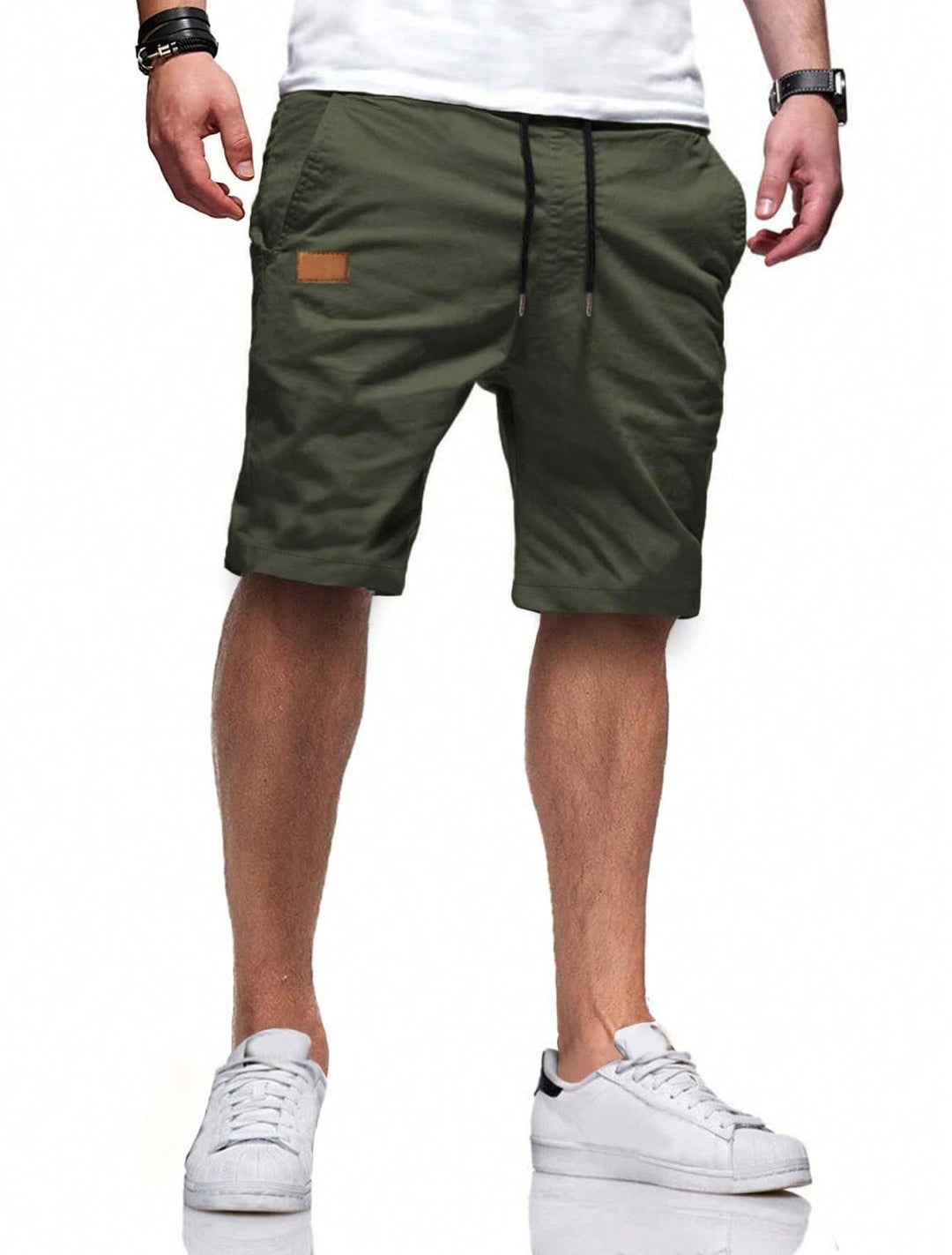 Herren bequeme Sport Shorts mit praktischen Taschen und elastischem Bund – Marzano