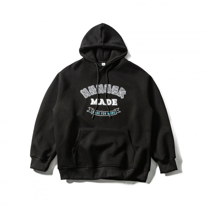 Unisex Oversize-Kapuzenpullover mit Kängurutasche und Logo-Print Echo Archiv