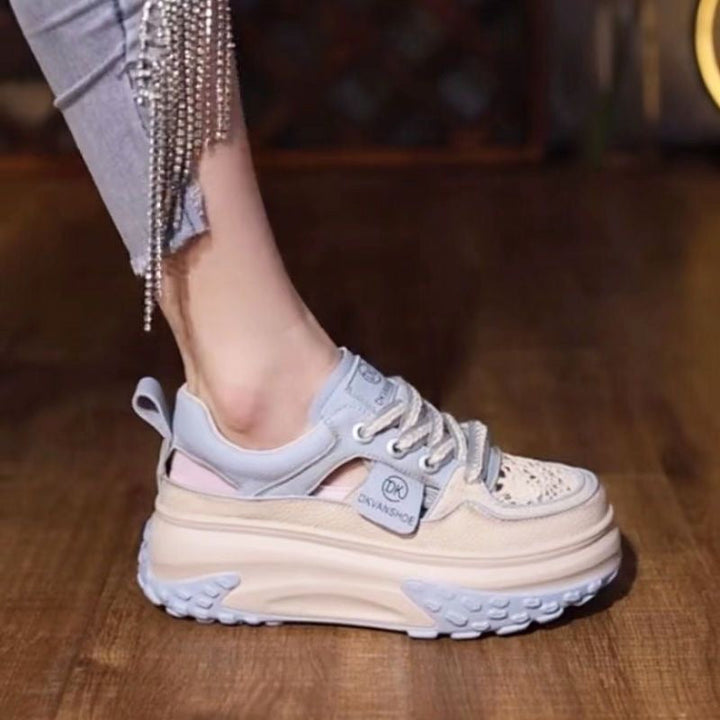Damen High-Top Sneakers mit gepolsterter Sohle und atmungsaktiver Konstruktion Echo Archiv