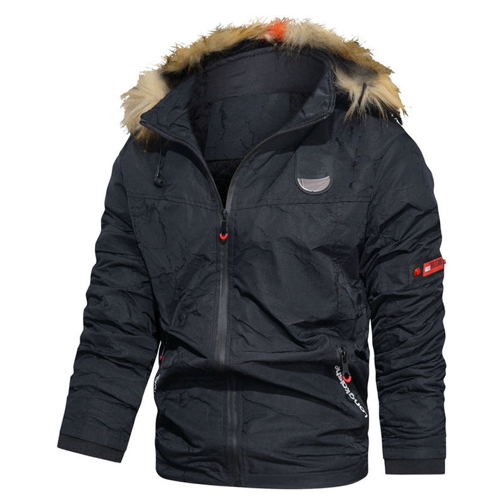 Herren Winterparka mit Kunstfellkapuze, wärmender Thermo-Innenlage und multifunktionalen Taschen Echo Archiv