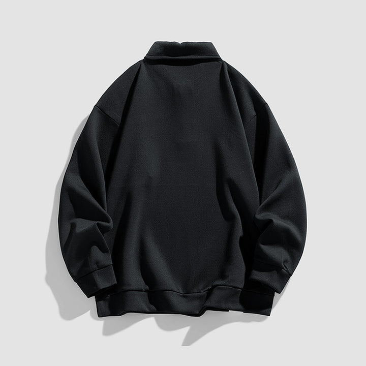Herren lässiges Poloshirt mit oversized Schnitt und detailverliebtem Kragen Echoarchiv