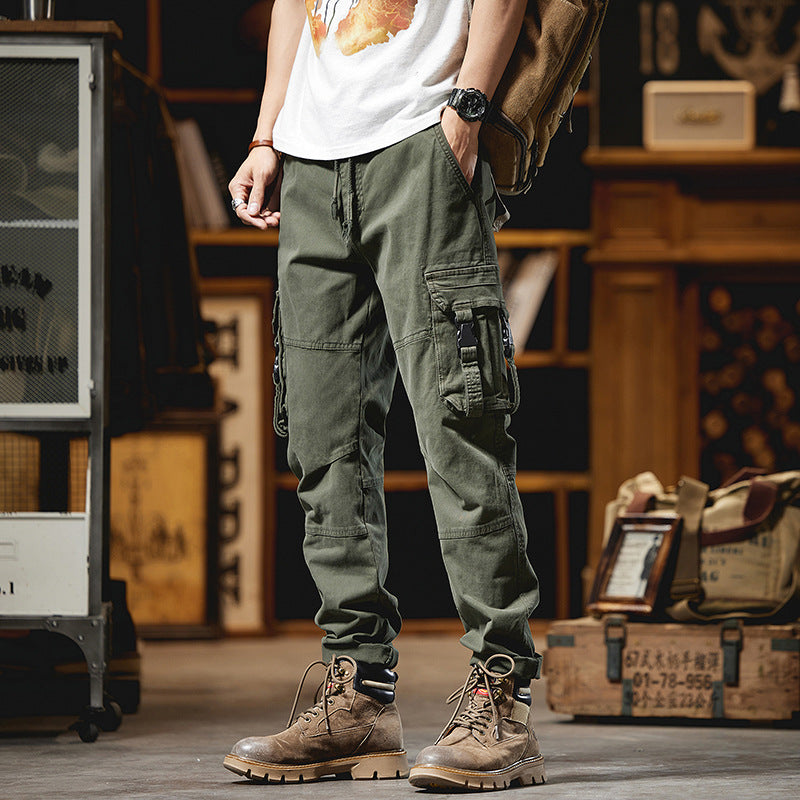 Herren Taktische Utility-Cargo-Hose mit verstärkten Kniepatches, Multifunktionstaschen und Kordelbund Echo Archiv