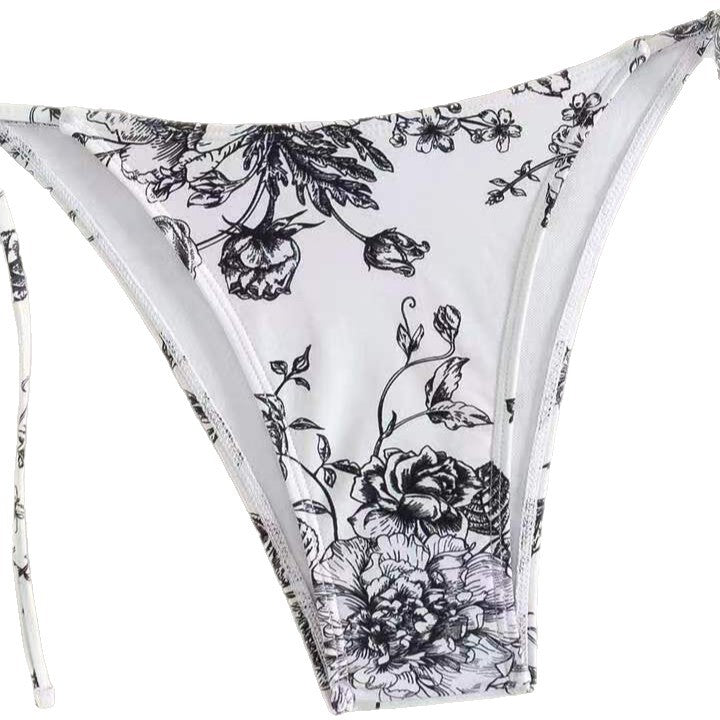 Damen Elegantes Triangel-Bikini-Set mit herausnehmbaren Polstern Echo Archiv