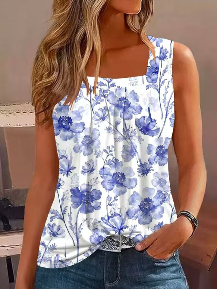 Damen Elegantes Blusentop mit Blumenmuster Echo Archiv
