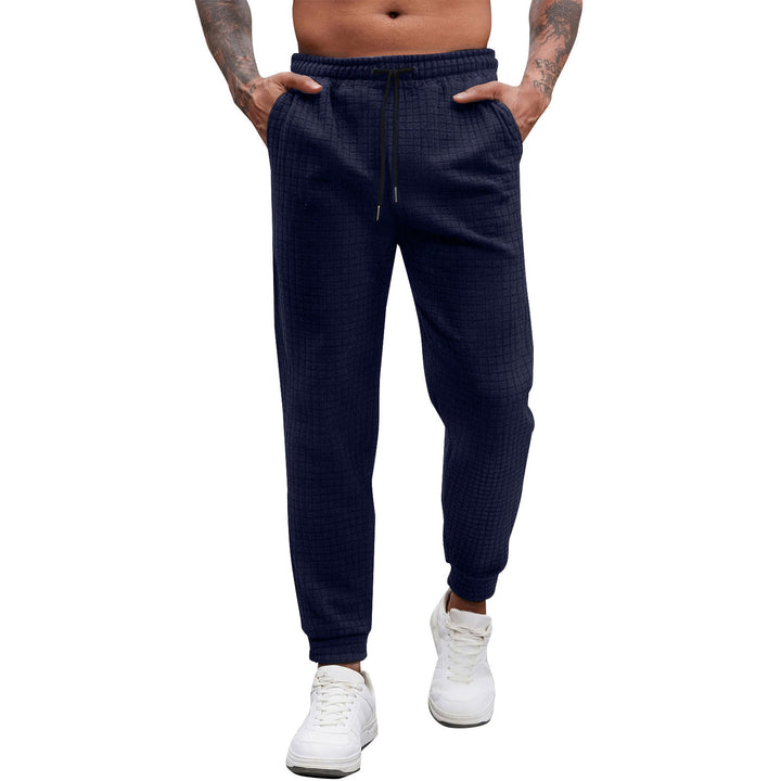 Herren bequeme Freizeithose mit strukturiertem Design Echoarchiv
