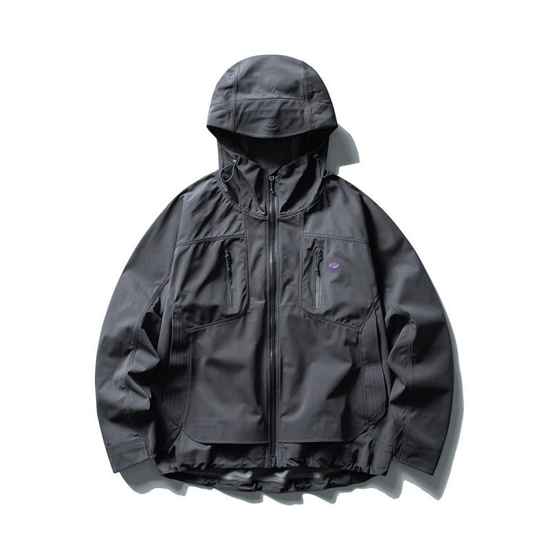 Unisex Technische Softshell-Fieldjacke mit verschweißten Nähten, vier Reißverschlusstaschen und verlängerter Rückenpartie Echo Archiv