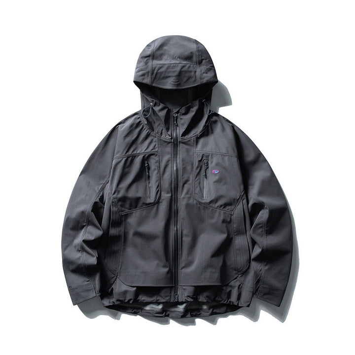 Unisex Technische Softshell-Fieldjacke mit verschweißten Nähten, vier Reißverschlusstaschen und verlängerter Rückenpartie Echo Archiv