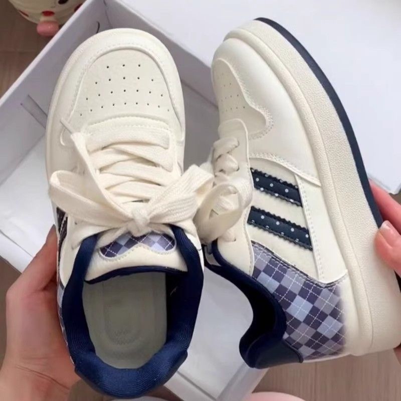 Damen Komfortable Sneakers mit modischem Karomuster Echo Archiv