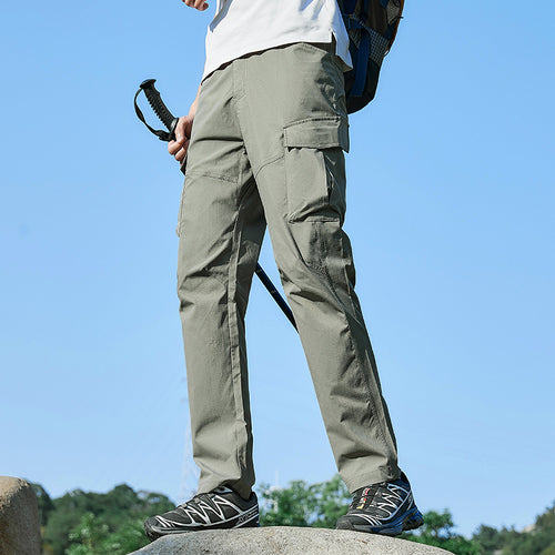 Herren Atmungsaktive Trekking-Cargohose mit Stretch und Mehrfachtaschen Echo Archiv