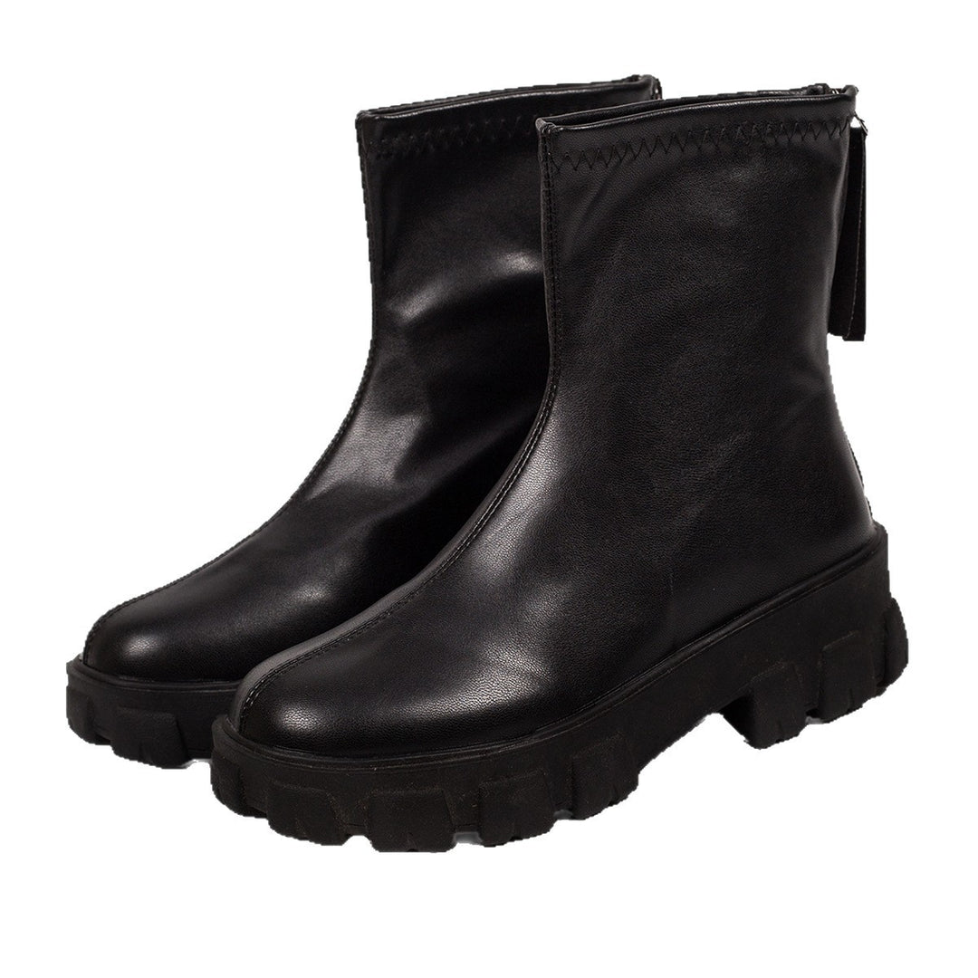Damen Modische Chunky Stiefel Echo Archiv