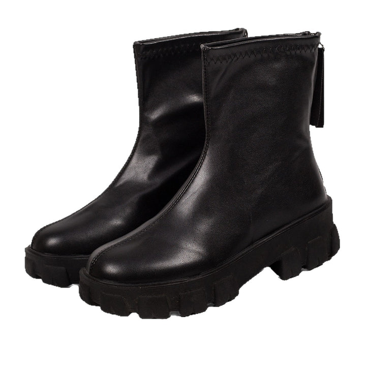 Damen Modische Chunky Stiefel Echo Archiv