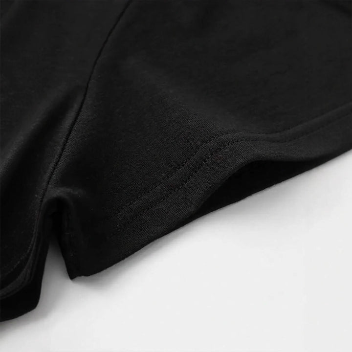 Damen T-Shirt mit kreativem Schriftzug und eleganten Perlenakzenten Echo Archiv