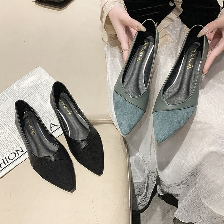 Damen nan spitze Schlupfhalbschuhe im Materialmix mit ergonomischem Komfortfußbett und flexibler Profillaufsohle Echo Archiv
