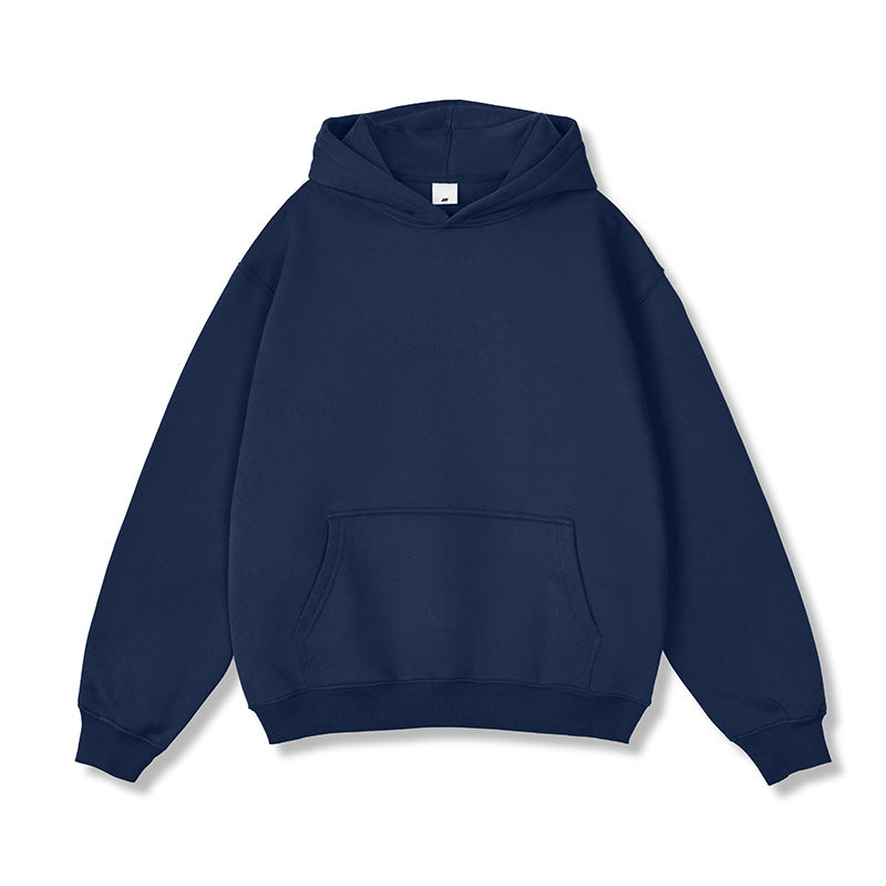 Unisex Oversize-Kapuzenpullover aus Baumwollmix mit Kängurutasche und gerippten Bündchen Echo Archiv