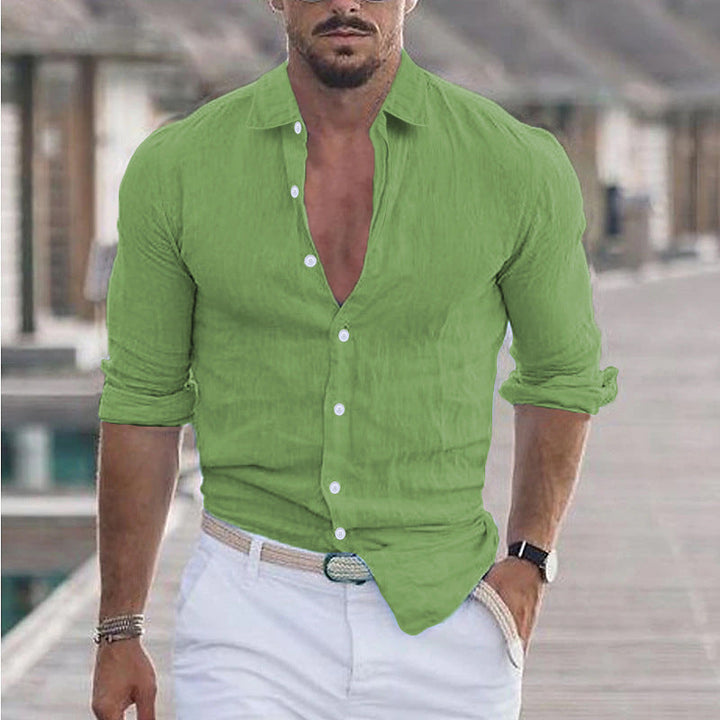 Herren Premium Hemd mit Echoarchivrnem Slim-Fit Schnitt und hautfreundlicher Textur Echoarchiv