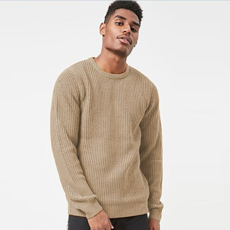 Herren Grobstrickpullover mit strukturiertem Rippdesign und lässiger Passform – Norvane