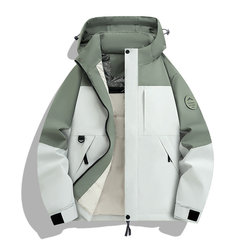 Herren Wasserdichte und atmungsaktive Softshell-Outdoorjacke Echoarchiv