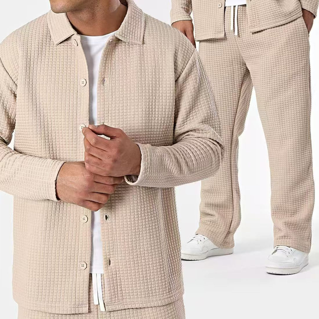Herren strukturierte Jacke im modernen Design Echoarchiv
