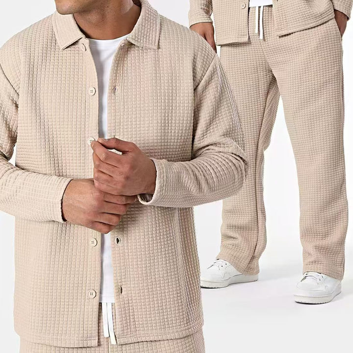 Herren strukturierte Jacke im modernen Design Echoarchiv