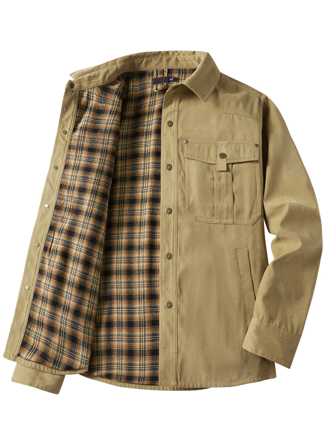 Herren Flanell gefütterte Arbeitsjacke Echoarchiv
