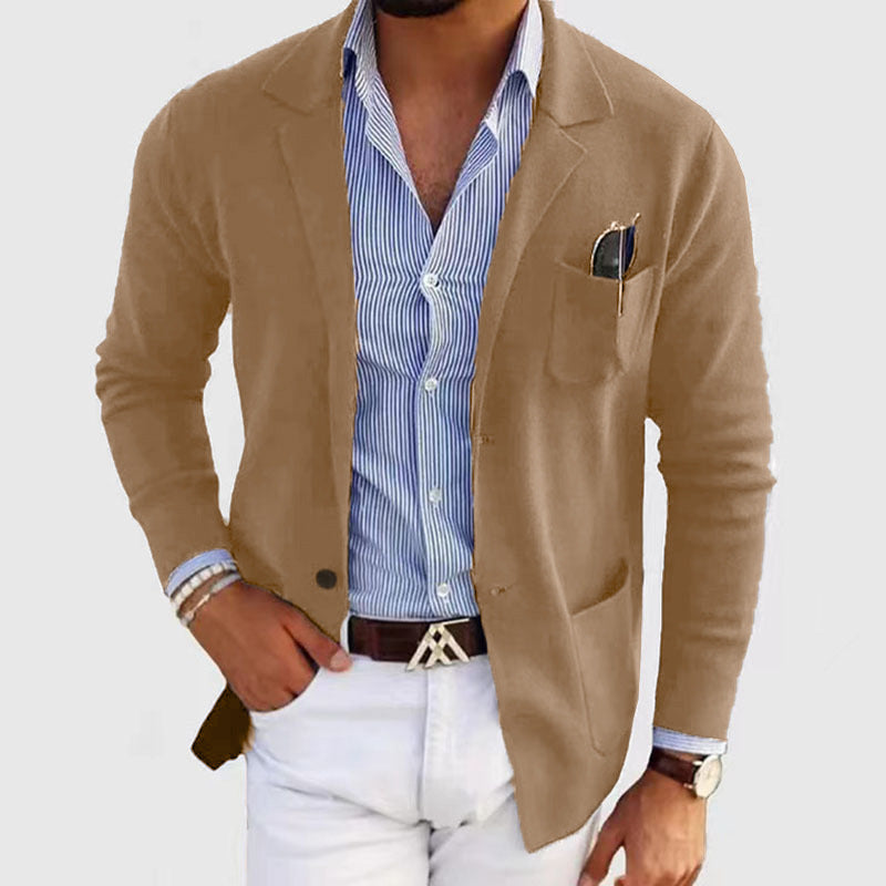 Herren elegante und bequeme Strickjacke Echoarchiv