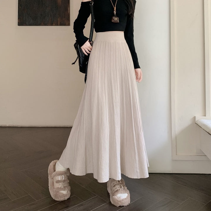 Damen Eleganter, plissierter Maxirock Echo Archiv 1787632207