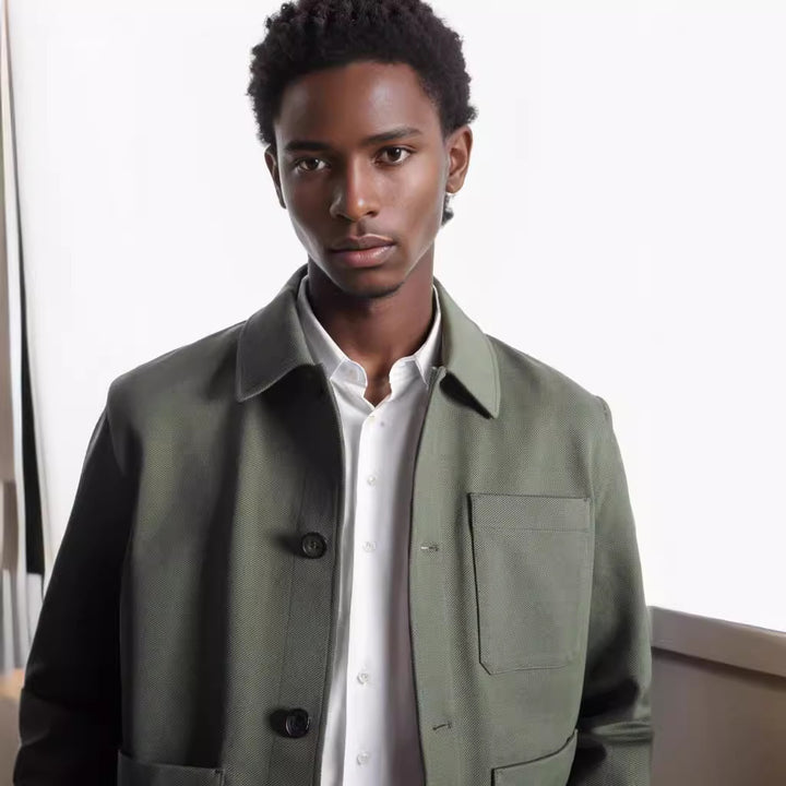 Herren modische Utility-Jacke mit praktischen Taschen Echoarchiv