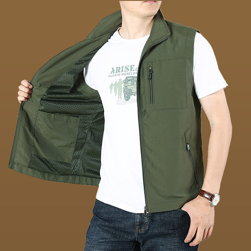 Herren Multifunktionale Outdoor-Weste Echo Archiv
