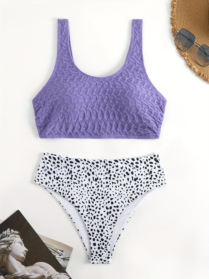 Damen Sportliches Bikini-Set mit elastischen Trägern Echo Archiv