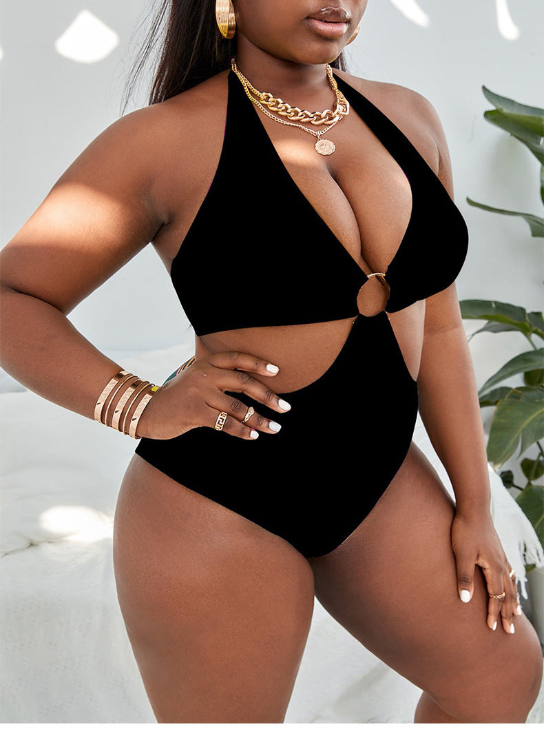 Damen Hochgeschlossenes Cut-Out Badeoberteil Echo Archiv