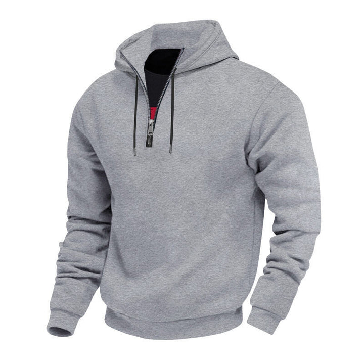 Herren Sweatshirt mit Reißverschluss und hohem Kragen Echoarchiv