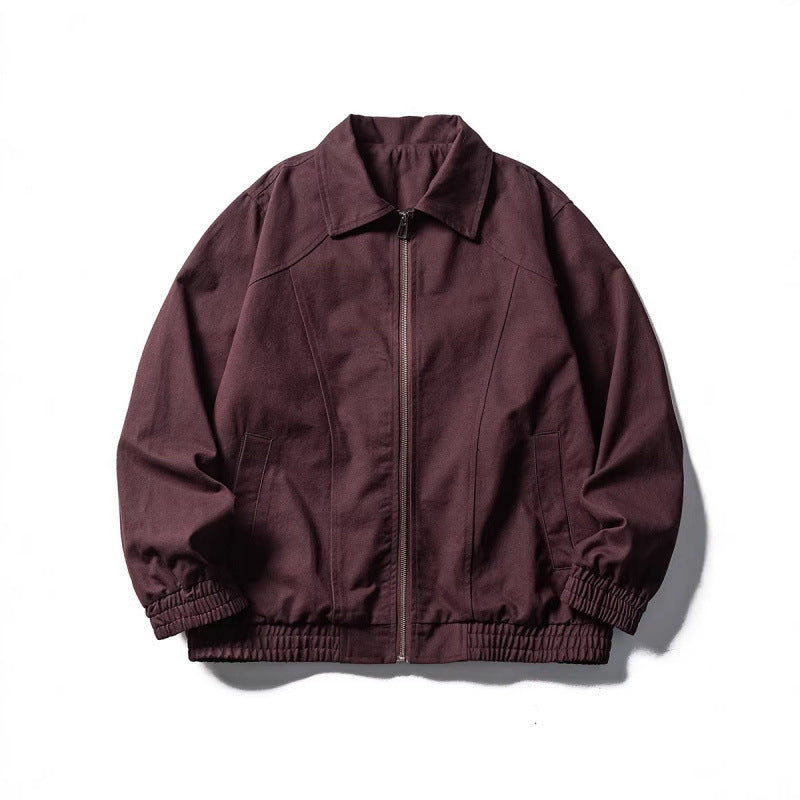 Herren Boxy-Fieldjacke im Utility-Look mit Stehkragen, durchgehendem Reißverschluss und elastischem Saum Echo Archiv