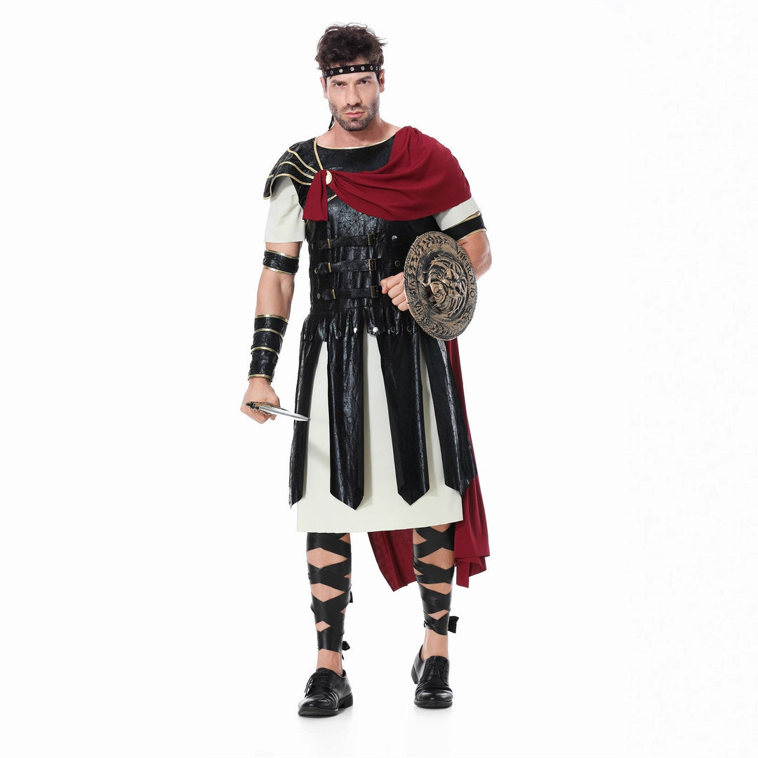 Mädchen Gladiatorinnenkostüm mit Umhang und Accessoires Echo Archiv