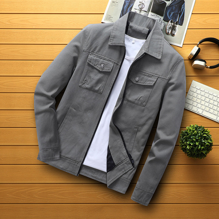 Herren stilvolle Multifunktionsjacke mit praktischen Taschen Echoarchiv