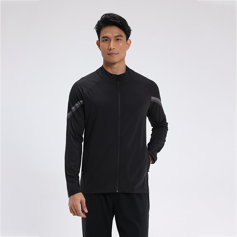 Herren Sportliche Langarmjacke mit funktionalem Reißverschluss Echoarchiv