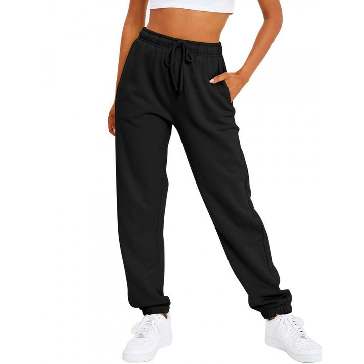 Damen nan locker sitzende Jogginghose mit hohem Komfortbund, verstellbarem Kordelzug und tiefen Seitentaschen Echo Archiv