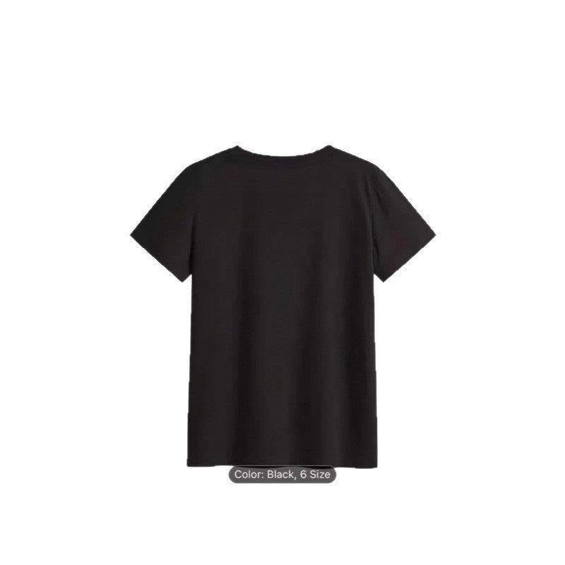 Damen T-Shirt mit frischem Limoncello-Motiv und floralen Akzenten Echoarchiv