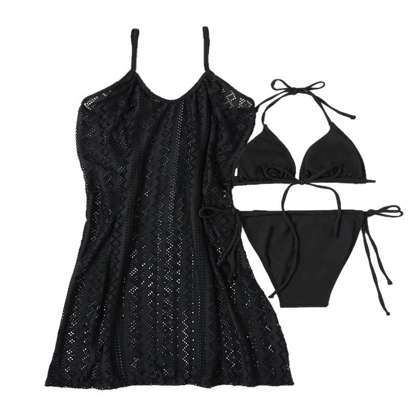Damen Strandschcover mit eleganter Spitze und raffinierten Details Echo Archiv