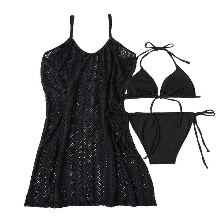 Damen Strandschcover mit eleganter Spitze und raffinierten Details Echo Archiv