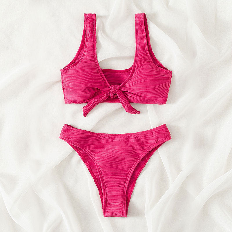 Damen Sportlicher Bikini mit Knotendesign und hohem Komfort Echo Archiv