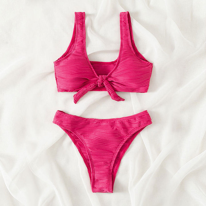 Damen Sportlicher Bikini mit Knotendesign und hohem Komfort Echo Archiv
